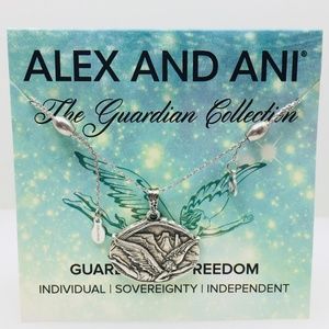 NWT Alex and Ani Guardian of Freedom necklace